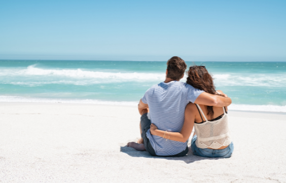 Couple on the beach